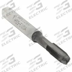 CLEVELAND Spiral Point Tap: M6x1 Metric, 6H, 3 Flute, Plug Chamfer, Hardlube Coated Cobalt (MPN C96038)