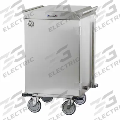 LAKESIDE Surgical Case Cart: Stainless Steel, (4) Swivel, 0 Drawers - Surgical Case Carts