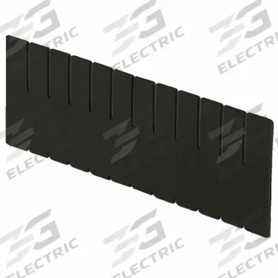 LEWISBINS Divider: 15 1/4 in x 7 1/2 in, Plastic - ESD Divider Box Dividers