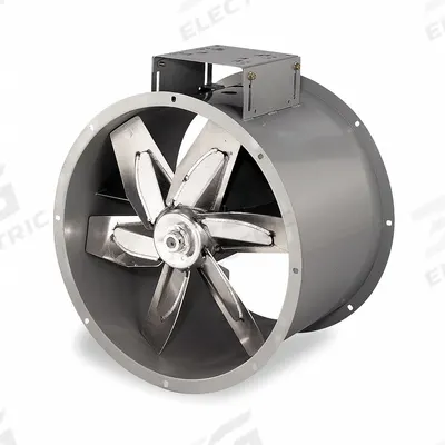 Dayton Tubeaxial Fan: Clean Air, 24 in Blade, 50 sones Max Noise Level @ 5 Feet - Clean Air Belt-Drive Fans without Drive