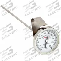 DWYER Clip On Dial Thermometer: -40°F to 160°F, +/- 2% Accuracy, 8 in Stem Lg, Fahrenheit (MPN CBT38041). Key specifications — Accuracy: +/- 2%; Brand: DWYER; Temperature Units: Fahrenheit.