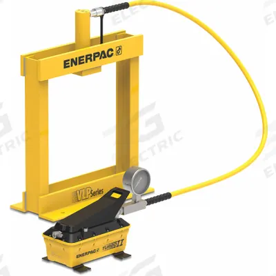 ENERPAC Hydraulic Press: Air, Bench Frame - Air-Operated Bench Frame Hydraulic Presses