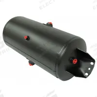 VELVAC Air Tank: 6.44 gal Tank Capacity, 125 psi Max Op Pressure, Horizontal, 29.5 in Overall Lg (MPN 035105). Key specifications — attr51589: SAE J10; attr51576: VELVAC.