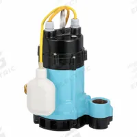 LITTLE GIANT Submersible Sump Pump: 1/2 hp, 115V AC, 65 gpm Flow Rate @ 10' of Head, 1 1/2 in FNPT (MPN 511710). Key specifications — Rated Voltage: 115V AC; Brand: LITTLE GIANT; Switch: Integral Tether Float.