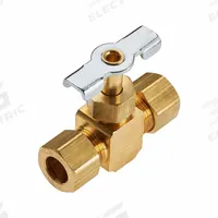 PARKER Needle Valve: Inline Valve Body, Brass, Screw-In Bonnet, 3/8 in Pipe Size, For Water Media (MPN NV105C-6). Key specifications — For Media: Water; Standards: RoHS; Brand: PARKER; Valve Series: NV; Connection Gender - Side 2: Female; Connection Gender - Side 1: Female; Connection Type - Side 1: Compression; Connection Type - Side 2: Compression.