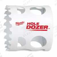 MILWAUKEE Hole Saw: 2 in Saw Dia., 3.5 Teeth per Inch, 1 5/8 in Max. Cutting Dp, Bi-Metal (MPN 49-56-5160). Key specifications — attr1098070: 3.5; attr1098087: MILWAUKEE.