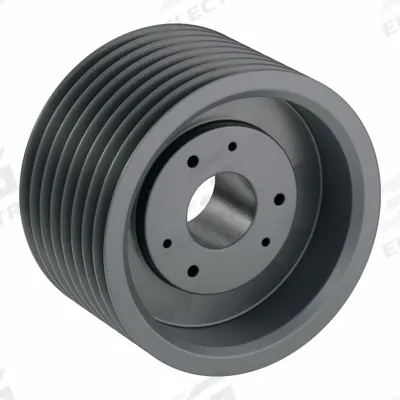 APPROVED VENDOR V-Belt Pulley: 8V1600, 8 Groove, 16 in OD, Bushed Bore - Bushed-Bore Cast-Iron Wedge V-Belt Pulleys