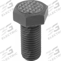 KIPP Hex Head Gripper Screw w/Serrated Pad: Black Oxide Coated Steel Screw, M16 Thread Size (MPN K0386.2416). Key specifications — Hardness: Rockwell C72 to 74; Brand: KIPP.