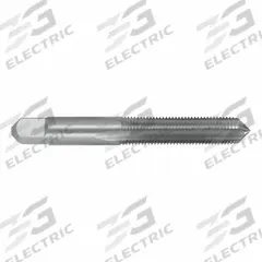 CLEVELAND Straight Flute Hand Tap: #10-24 UNC, H1 / 2B, 3 Flute, Plug Chamfer, High Speed Steel (MPN C54335)