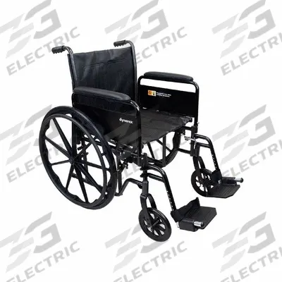 FIRST VOICE Wheelchair: 250 lb Wt Capacity, 18 in Seat Wd, 16 in Seat Dp, Vinyl, 18 in Back Ht - Standard Wheelchairs