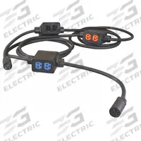 KH INDUSTRIES Power Stringer: 30 ft Lg, 3 Outlet Boxes, 6 Outlets, 12/3, 5-20P Plug, 125V AC, SOOW (MPN PS6DD3-520-B12G-520F). Key specifications — attr1327077: No; attr1327082: 5-20P; attr1327092: -40° to 194°F; attr1327102: KH INDUSTRIES.