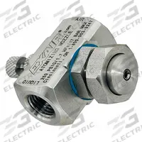 EXAIR Atomizing Spray Nozzle: Siphon, 5.7 scfm, Round, 1/4 in FNPT, FNPT, Atomizing Nozzle (MPN SR1040SS). Key specifications — Flow Rate: 5.7 scfm; Spray Pattern @ 15 In.: Round; Material: Stainless Steel; Mix Type: Internal; Brand: EXAIR.