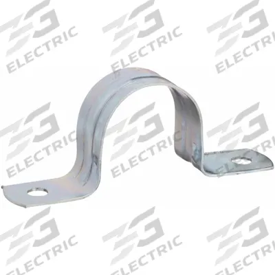 RACO Conduit & Pipe Strap Clamp, Two-Hole: 1 1/4 in Trade Size, Steel - Surface Mount Clamps for Conduit & Pipe