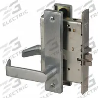 SCHLAGE Door Lockset: Classroom Lever Locksets, Chrome (MPN L9070P 06L 626 C123). Key specifications — Ligature Resistance: Not Ligature-Resistant; Brand: SCHLAGE; Lockset Function ANSI Code: F05; Visual Indicator Message: Locked/Unlocked; Lockset Style: L Rhodes; ADA Compliant: No; Finish: Satin Chromium-Plated : Forged Brass.