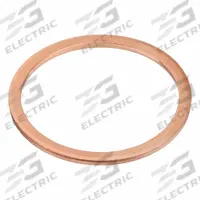 Sealing Washer: M33 Screw Sz, Copper, Copper Seal, 33 mm Inside Dia, 39 mm Outside Dia, 10 PK (MPN M50302.330.0039). Key specifications — Brand: APPROVED VENDOR; Product Type: Sealing Washer; System of Measurement: Metric; Seal Material: Copper; Seal Material Color: Gray; Pack Size: Small Pack.