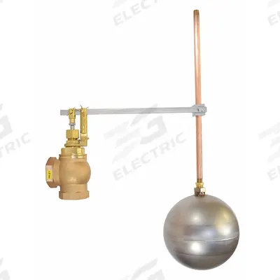 APPROVED VENDOR Float Valve Assembly: For Water Media, Angle Valve Body, Cylindrical, Bronze - General Service Float & Lever Valve Assemblies