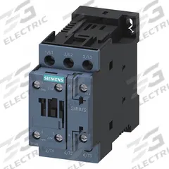 SIEMENS IEC Power Contactor: Non-Reversing, 3 Poles, 3NO Contacts, 9 A, 24V DC Coil (MPN 3RT20231FB40). Key specifications — Brand: SIEMENS; Integrated Surge Suppression: Yes.
