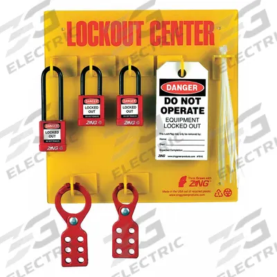 ZING Lockout Station: 11 Components Included, Gen, Lockout Station - General Lockout Stations