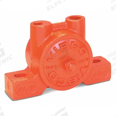 VIBCO Pneumatic Vibrator: 270 lbf, 7,200 vpm, 1/4 in NPT, BVS, 71 dBA, Cast Iron - General Purpose Turbine & Ball Vibrators