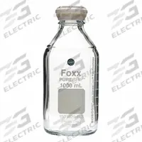 APPROVED VENDOR Narrow Mouth Round Glass Bottles - Safety Coated: 1 L, GL45, Colorless, 4 Bottles (MPN 48R-8401-FLS). Key specifications — Brand: APPROVED VENDOR; Graduated: Yes; Body Color: Colorless; Screw Closure Size: GL45.