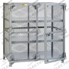 LITTLE GIANT Bulk Storage Locker: 73 in x 39 in x 52 in, 2 Fixed Shelves, Legs, Gray, Gray, Shelves (MPN SC2-3672-NC). Key specifications — Brand: LITTLE GIANT; Body Panel Type: Ventilated; Base Type: Legs; Cabinet Color: Gray; Frame Assembled: Assembled.