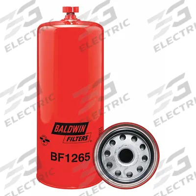 BALDWIN FILTERS Fuel Filter: Spin-On, 4 5/16 in Outside Dia, 1"-14 Thread Size, Cellulose - Spin-On Fuel Filters
