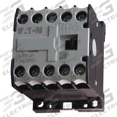 EATON Miniature IEC Magnetic Contactor: Non-Reversing, 3 Poles, 3NO Contacts, 9 A, 480V AC Coil (MPN XTMC9A01C). Key specifications — attr945107: EATON; attr972381: Yes.