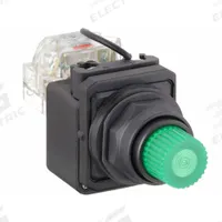 DAYTON Pilot Light: 30 mm Panel Mounting Size, Green, LED, 24 V AC/DC Max Volt Rating (Supply) (MPN 30G412). Key specifications — Series: Dayton; Brand: DAYTON; Includes Push-To-Test: Push-To-Test Included.