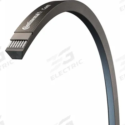 CONTINENTAL V-Belt: D173, 178 in Outside Lg, 1 1/4 in Top Wd, 3/4 in Thick - D Section V-Belt