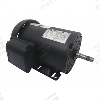 Dayton General Purpose Motor: Rigid Base Mount, Totally Enclosed Fan Cooled, 2 hp - Rigid Base 3-Phase General Purpose AC Motors