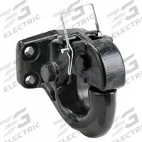 BUYERS PRODUCTS Pintle Hook: 30,000 lb Gross Trailer Wt Capacity, Steel, Powder Coated (MPN 10040). Key specifications — Brand: BUYERS PRODUCTS; Finish: Powder Coated; Material: Steel.