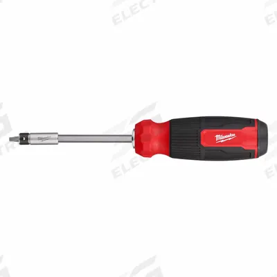 MILWAUKEE Multi-Bit Screwdriver: Hex/Nut Driver/Spanner/Torq-Set/Torx Tip, 26 Tips - Security Multi-Bit Screwdrivers