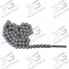 DAYTON Roller Chain: 1/2 in Overall Ht, 1/2 in H x 3/4 in W x 1/2 in D, 33 1/2 in Overall Lg, Steel (MPN MH29PH1502G). Key specifications — Compatible Grainger Part Number: 29PH15; Manufacturer Part Number: MH29PH1502G; Accessory Type: Roller Chain; Compatible with Product Type: Drum Truck.