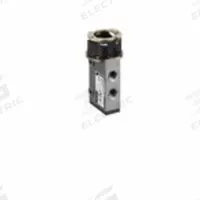 AVENTICS Manual Air Control Valve: Panel, Three-Way / Two-Position, Stainless Steel, Spool, 145 psi (MPN R422002211). Key specifications — attr1078735: Stainless Steel; attr1078776: Spool; attr1078763: Spring Return; attr1078762: Manual Air Control Valve.