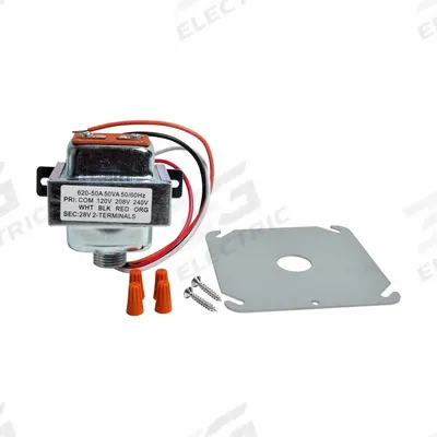 Robertshaw Class 2 Transformer: 50 VA Power Rating, 120V AC/208V AC/240V AC, 28V AC - Open Class 2 Transformers