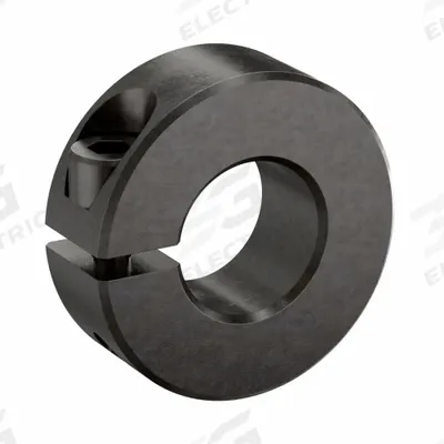RULAND MANUFACTURING Shaft Collar: 1-Piece, Inch, Round, Clamp-On, 7/16 in Bore Dia - Steel Shaft Collars