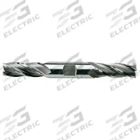 YG-1 Square End Mill: High Speed Steel, Double End, 4 Flute, 3/16" Mill Dia, 1/2" LOC, 3-1/4" OAL (MPN 12043)