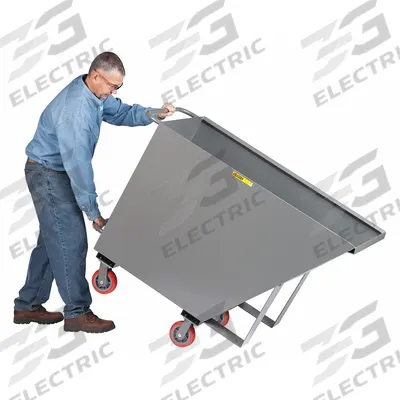 LITTLE GIANT Truk Miring: 20,3 cu ft - High-Strength Easy-Dump Steel Tilt Trucks