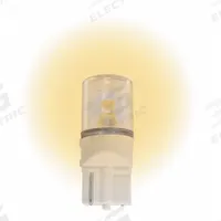 APPROVED VENDOR Compact LED Bulb: LED, Plastic Wedge (W2.1x9.5d), (T) Tubular, T3-1/4, 6.3V DC (MPN LM1006WB-WW). Key specifications — Brand: APPROVED VENDOR; Voltage: 6.3V DC; Bulb Shape: T3-1/4; Light Color: White; Trade Number: 147, 259 ,259X, 285, 447, 555.