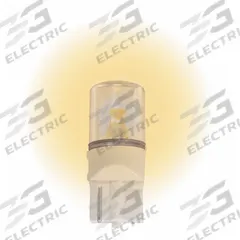 APPROVED VENDOR Compact LED Bulb: LED, Plastic Wedge (W2.1x9.5d), (T) Tubular, T3-1/4, 6.3V DC (MPN LM1006WB-WW). Key specifications — Brand: APPROVED VENDOR; Voltage: 6.3V DC; Bulb Shape: T3-1/4; Light Color: White; Trade Number: 147, 259 ,259X, 285, 447, 555.