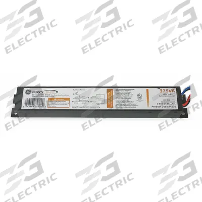 GE LAMPS Autotransformer: 347 to 480 V, 277V AC, 375 VA Power Rating - Lighting Transformers