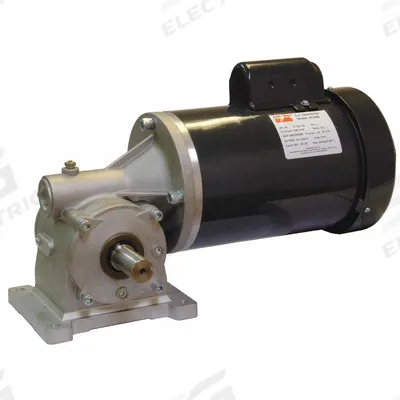 Dayton Gearmotor: Right Angle, Single Output Shaft, Capacitor-Start, TEFC, 30 RPM - Right Angle AC Gearmotors
