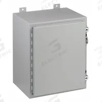HOFFMAN Enclosure: Steel, 24 in x 20 in x 12 in, NEMA 12/13, Solid Cover, Hinged (MPN A242012LP). Key specifications — Brand: HOFFMAN; Closure Method: Clamps; Knockouts: Not Included.