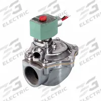 REDHAT Solenoid Valve: 2-Way, Normally Closed, 1 1/2 in Pipe Size, 110V AC/120V AC, Dust Collector (MPN 8353J039). Key specifications — Nominal Pipe Size: 1-1/2 in; Coil Enclosure: Watertight without Junction Box; Brand: REDHAT; Voltage: 120V AC.