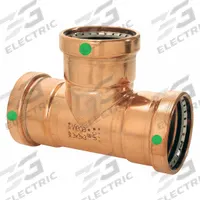 VIEGA PROPRESS Crimp Tee Fitting: Tee, 4 in CTS x 3 in CTS x 2 in CTS size, Dimple Center Stop (MPN 20774). Key specifications — Brand: VIEGA PROPRESS; Broad - Material for Bullet: Copper Or Bronze; Brand - Broad: VIEGA.