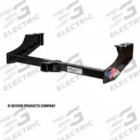 BUYERS PRODUCTS Hitch Receiver: V, 12,000 lb Gross Trailer Wt Capacity, 12,000 lb Tongue Wt (MPN 1801102). Key specifications — Finish: Powder Coated; Material: Carbon Steel; Installation Location: Back of Vehicle; Vehicle Make: GM; Vehicle Model: Express; Drilling Required: Yes; Brand: BUYERS PRODUCTS.