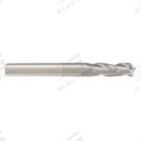 APPROVED VENDOR Square End Mill: Carbide, TiCN Coated, 3 Flute, 1/4" Mill Dia, 3/4" LOC, 2-1/2" OAL (MPN 205-021140)