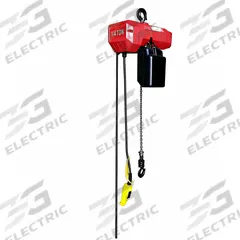 DAYTON Electric Chain Hoist: H4 - Heavy Duty, 115/230V AC, Hook Mounted - No Trolley, 1 Speeds (MPN 452R56). Key specifications — Brand: DAYTON; Includes: Chain Container; Operating Voltage: 115/230V AC; Headroom Clearance: 28 in - 30 in.