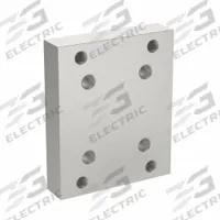 Base Plate: 40 Series, Aluminum, 80 mm x 19 mm x 97 mm, Drop-In, Quad, Adj (MPN 40-2420). Key specifications — Includes Fasteners: No; Mounting Type: Drop-In; System of Measurement: Metric; Finish: Anodized; Brand: 80/20; Material: Aluminum; Product Type: Center Tap Base Plate; Adjustable: Yes.