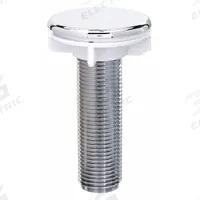 APPROVED VENDOR Faucet Hole Cover: 1 3/4 in Overall Dia, 1 1/2 in Overall Wd, 3 1/4 in Overall Ht (MPN 1PPJ6). Key specifications — Material: Plastic; Color: Silver; Connection Type: Screw; Brand: APPROVED VENDOR; Application: Sink Drain.